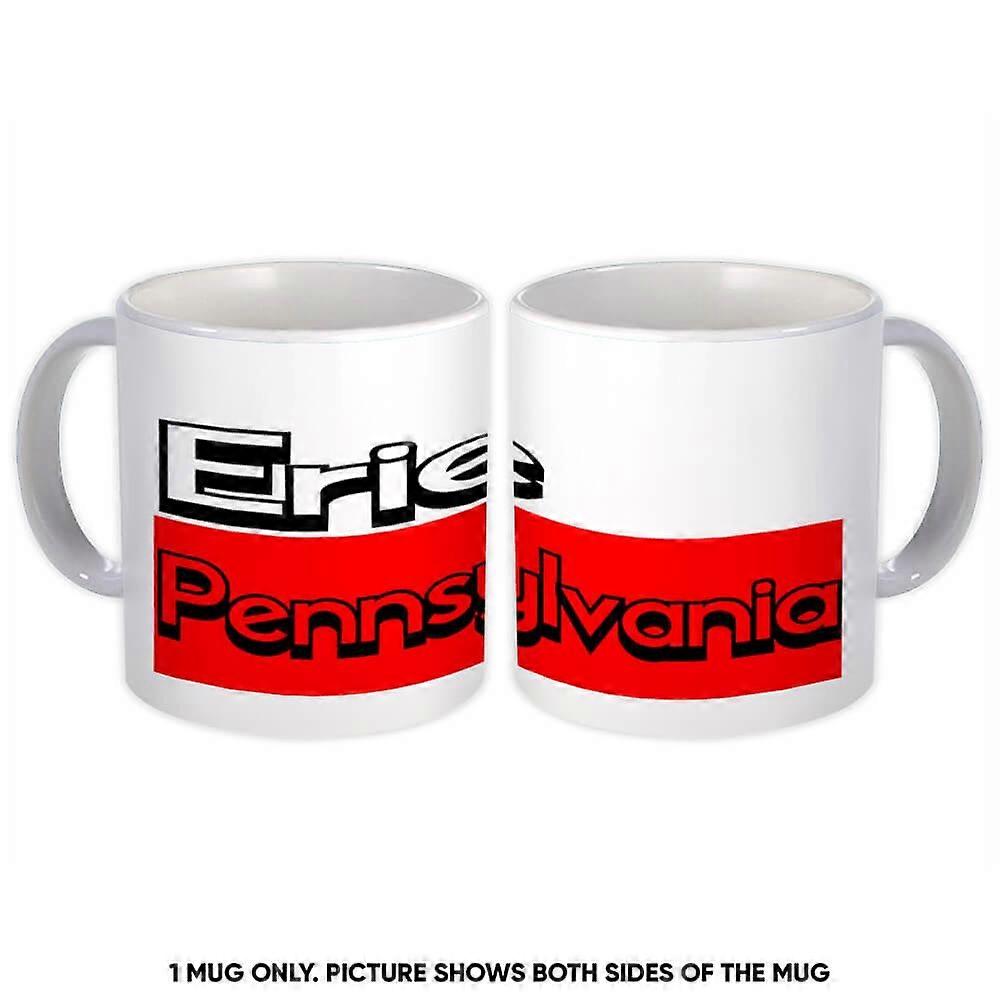 Gift Mug: Erie Pennsylvania Rectangle