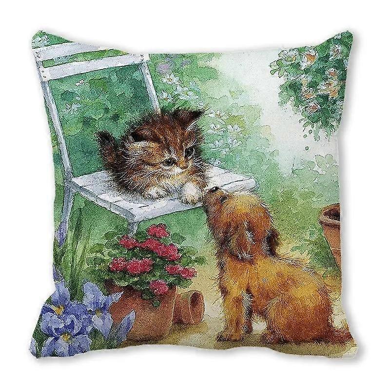 Tryck örngott Soffa Kuddfodral Design Stil -1215