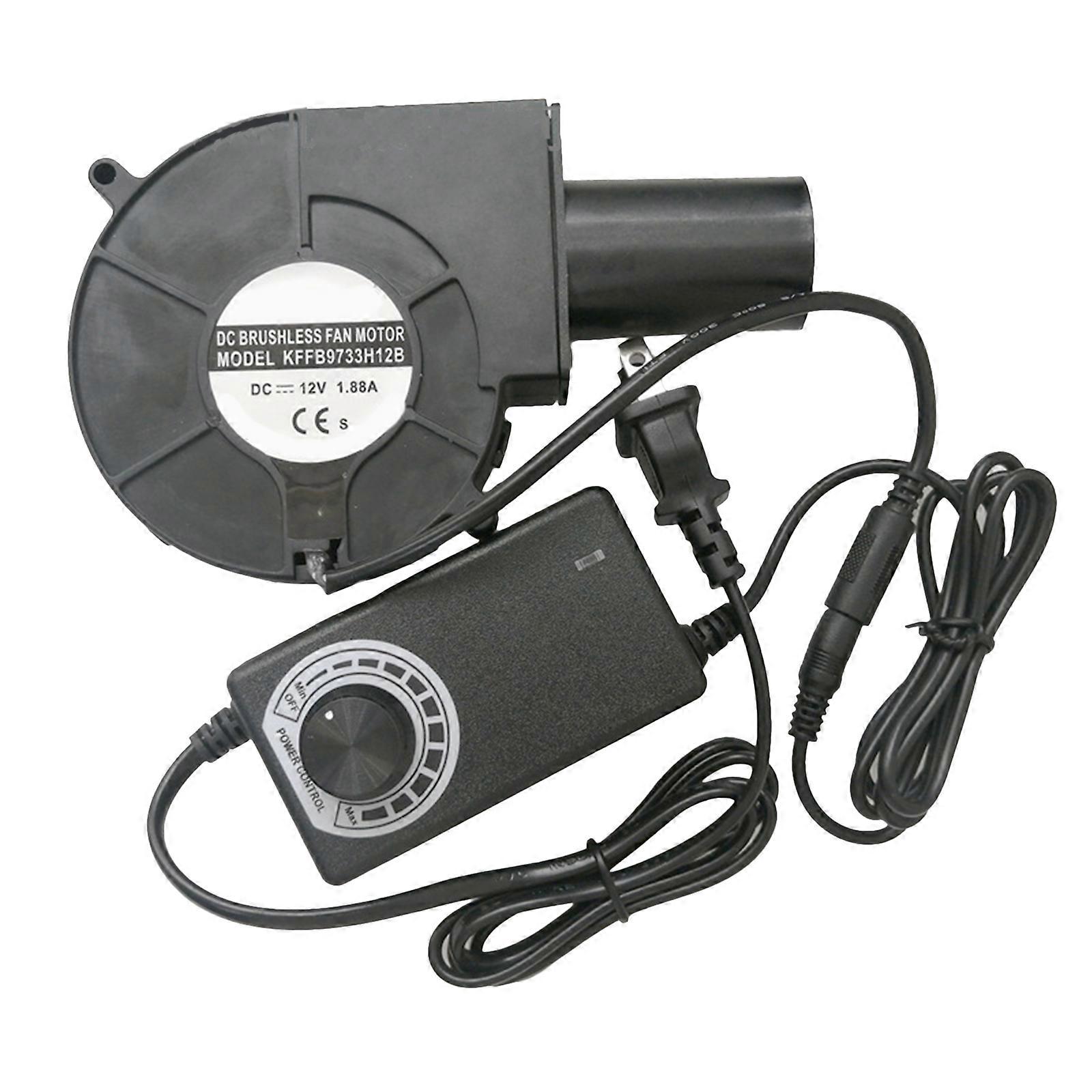 Miglior sconto-Trasmittente Ventilatore Condotto Aria USB DC 12V Durevole Plastica Nera Velocità Variabile Controller-Ufficio Computer Accessori