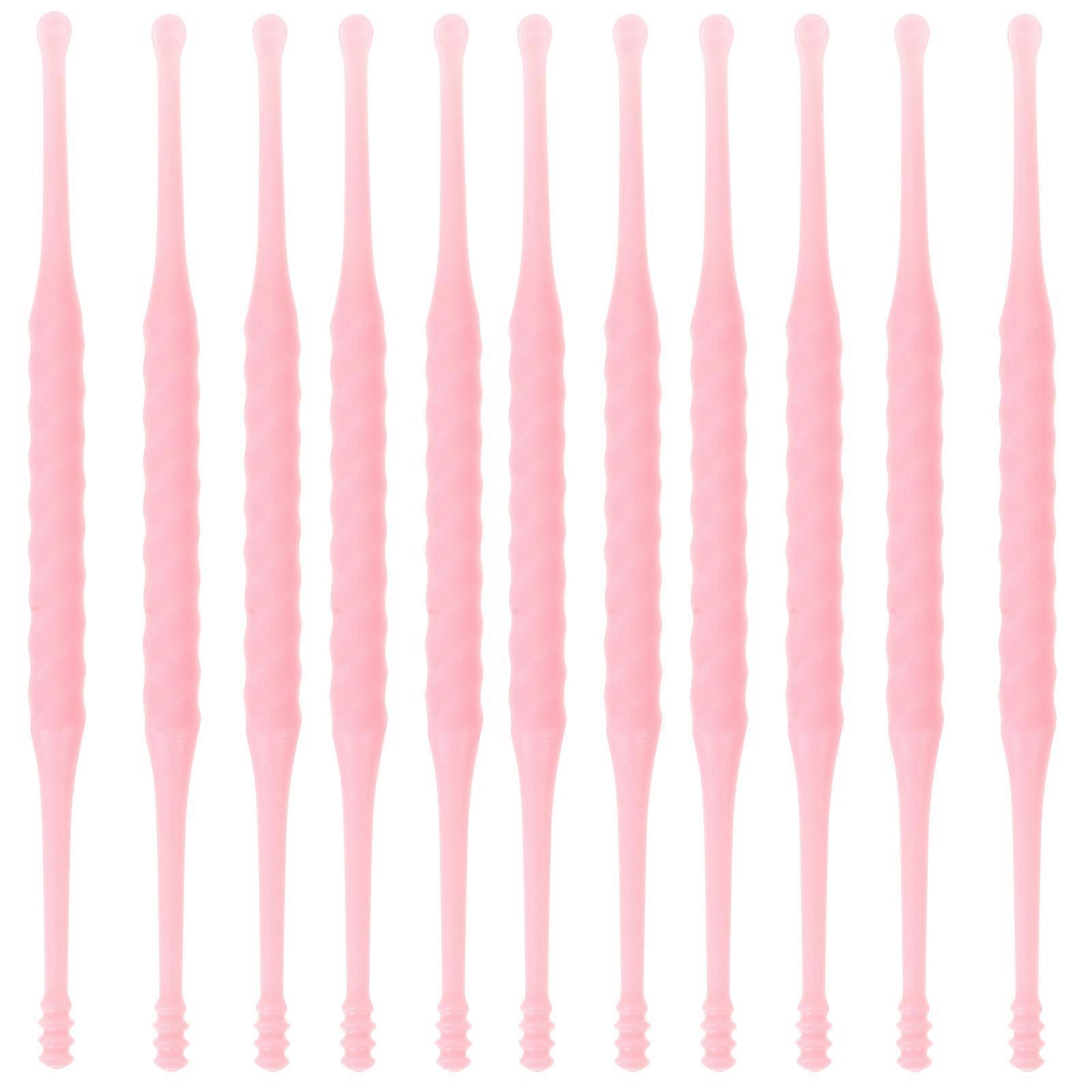 12Pcs Plastic Earpick Ear Wax Picker Wax Remover Curette Ear Cleaner Spoon Ear Clean Tool