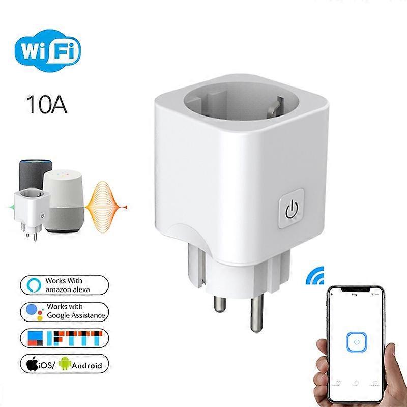 Smart Mini Wifi Plug Outlet Switch Work With Remote Can Be Controlled Remotely Betterlifefg