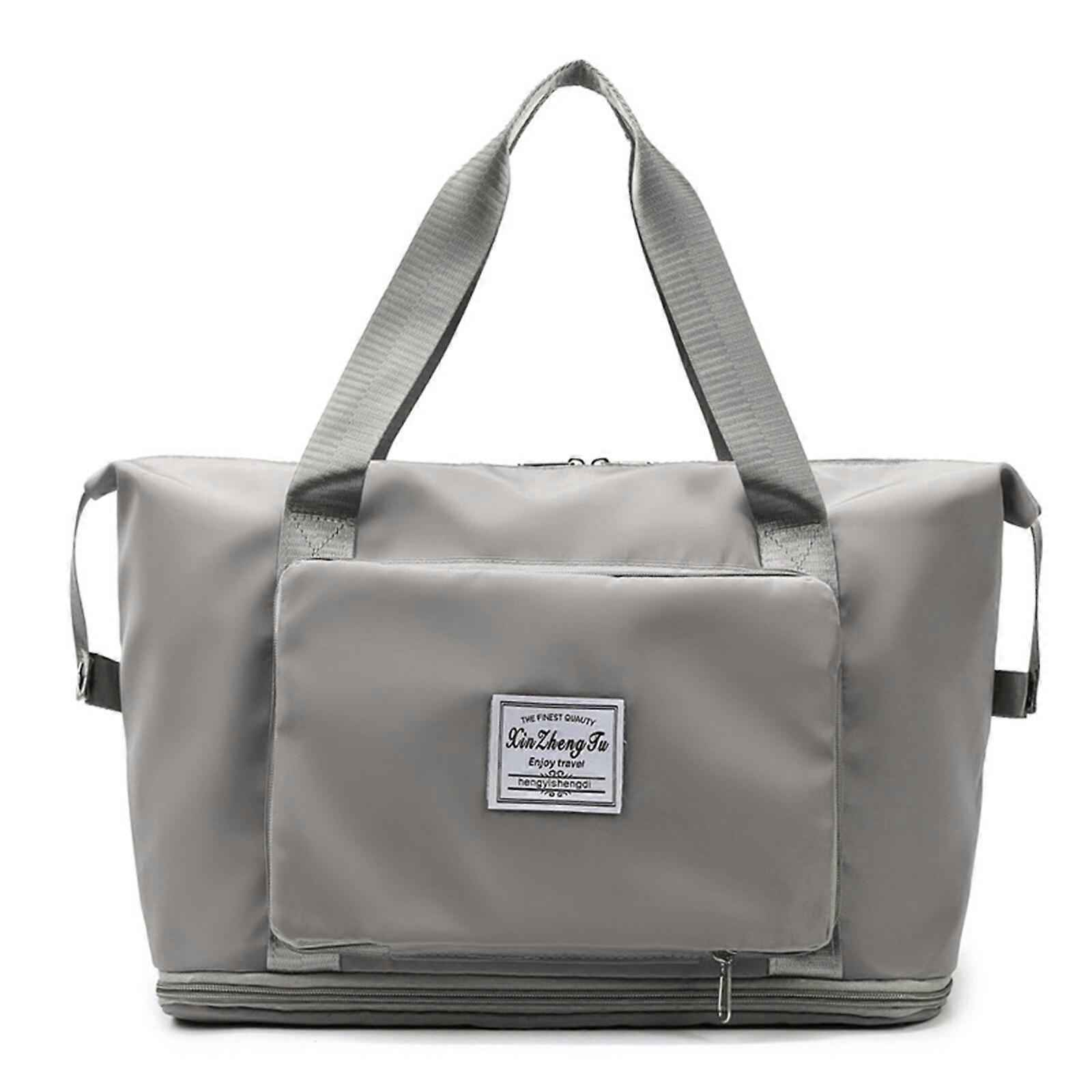 Foldable Waterproof Travel Bag with Wet and Dry Separation, Large Capacity Hand Luggage