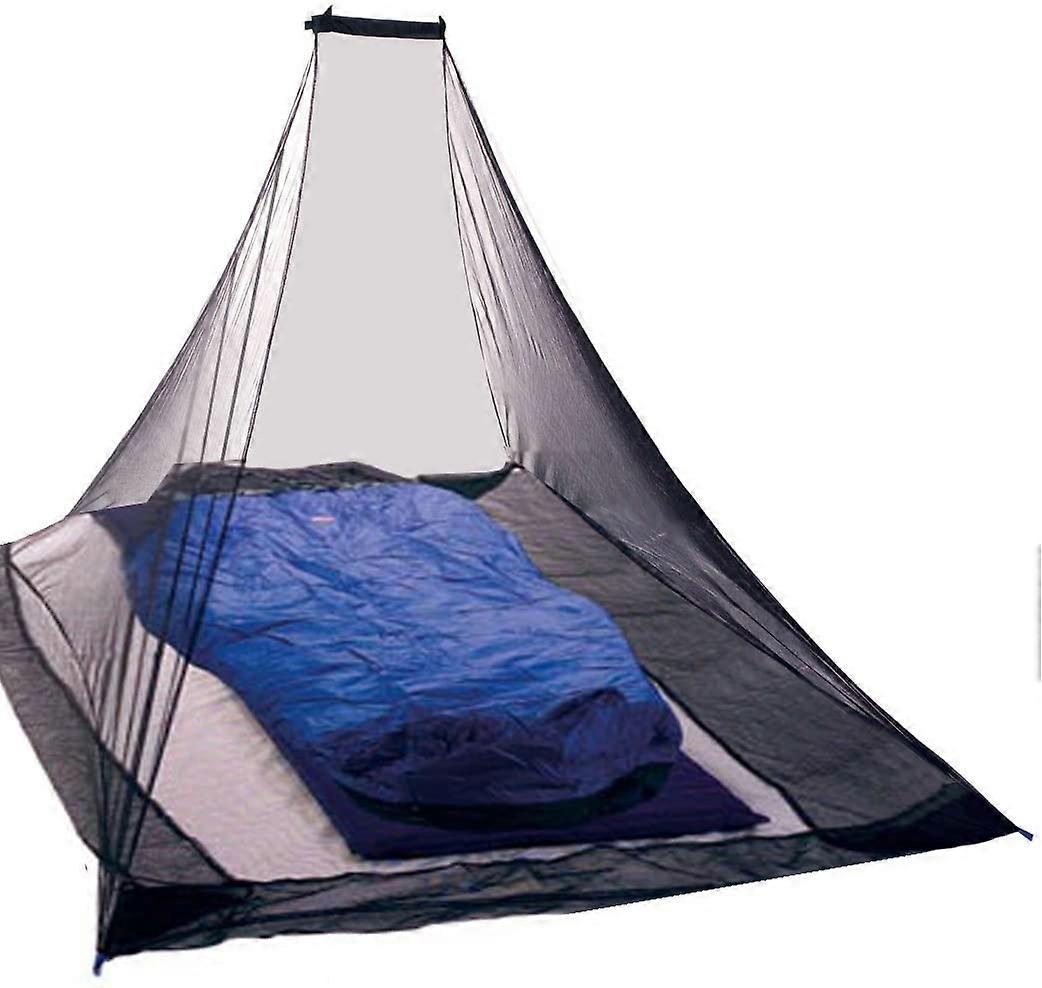 KIKAR Pyramid Single Compact Outdoor Mosquito Net - Black