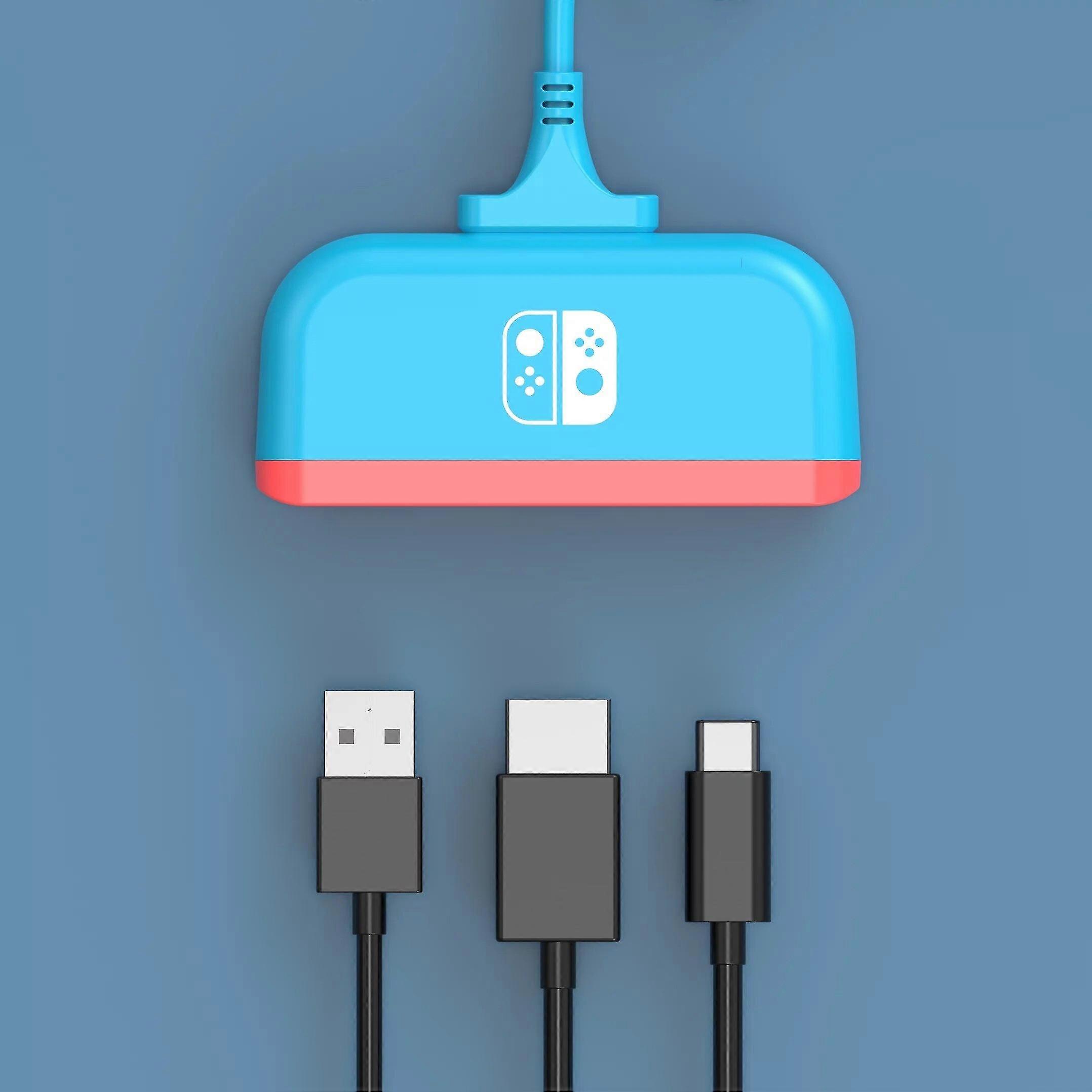 Multifunction Portable Docking Station Suitable For Switch Host Lapto Plaptop Mobile Phone Three In One Adapter