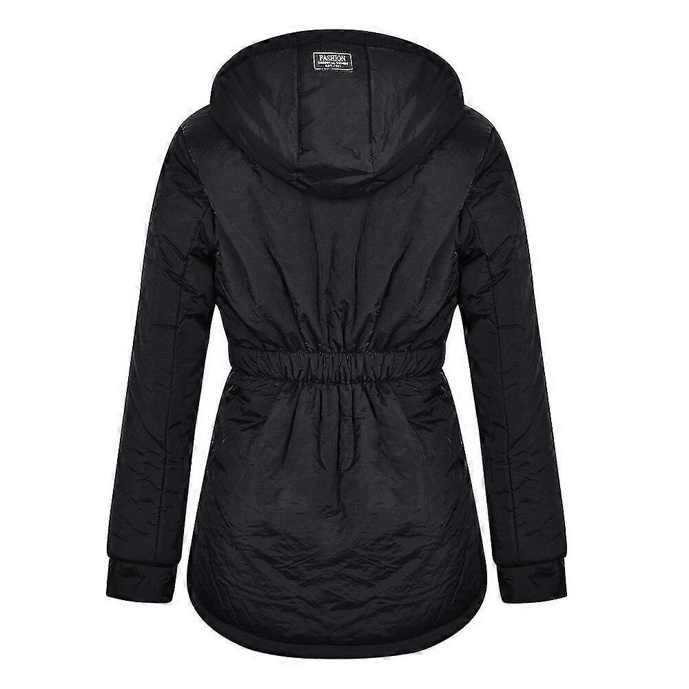 Doudoune Femme Hiver Avec Capuche En Peluche - Parka Imperméable, Chaude Et Chic, Pour Tous Les Jours !