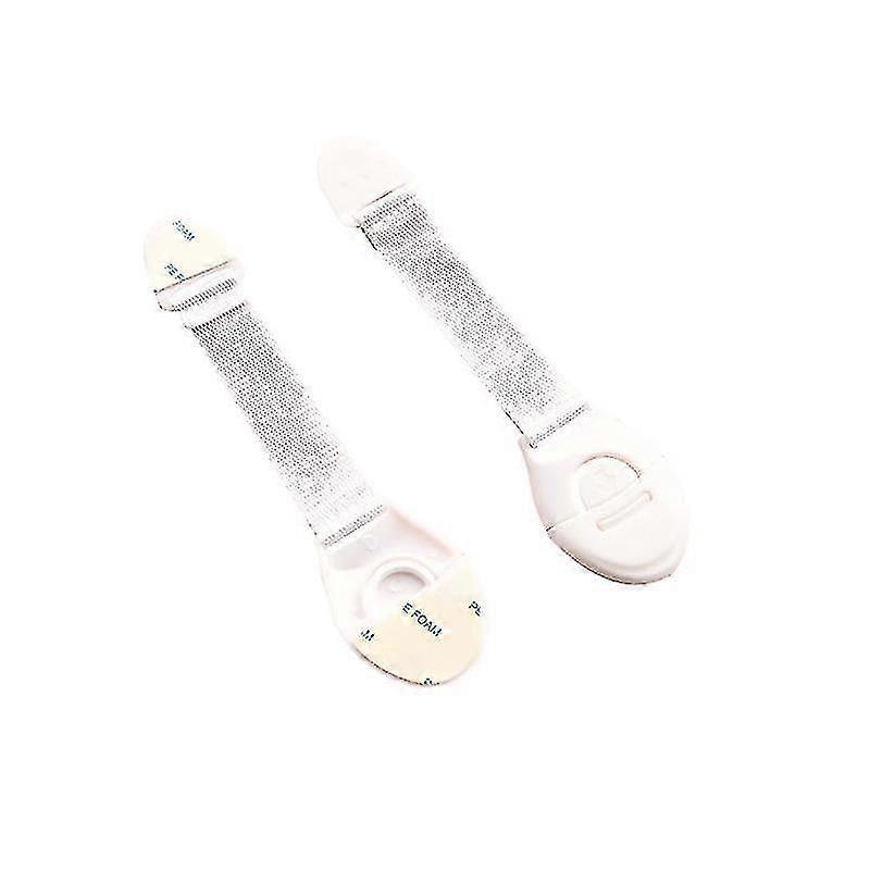 4 Pcs Baby Collision Security Cabinet Lock, 4 Baby Security Cabinet Drawer Packets, No Tools, Without Screws And Drilling