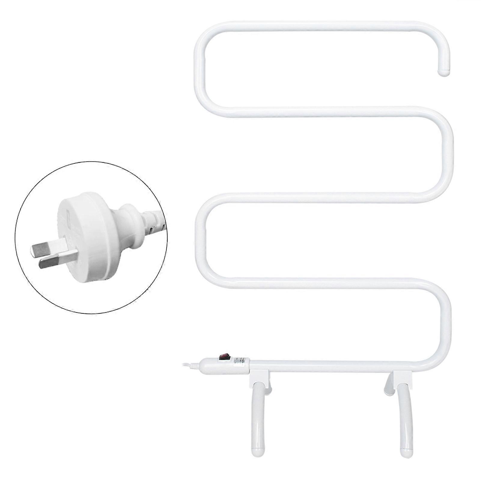 Household Floor Stand S Shape Constant Temperature Electric Heating Drying Towel Rack AU Plug 220V