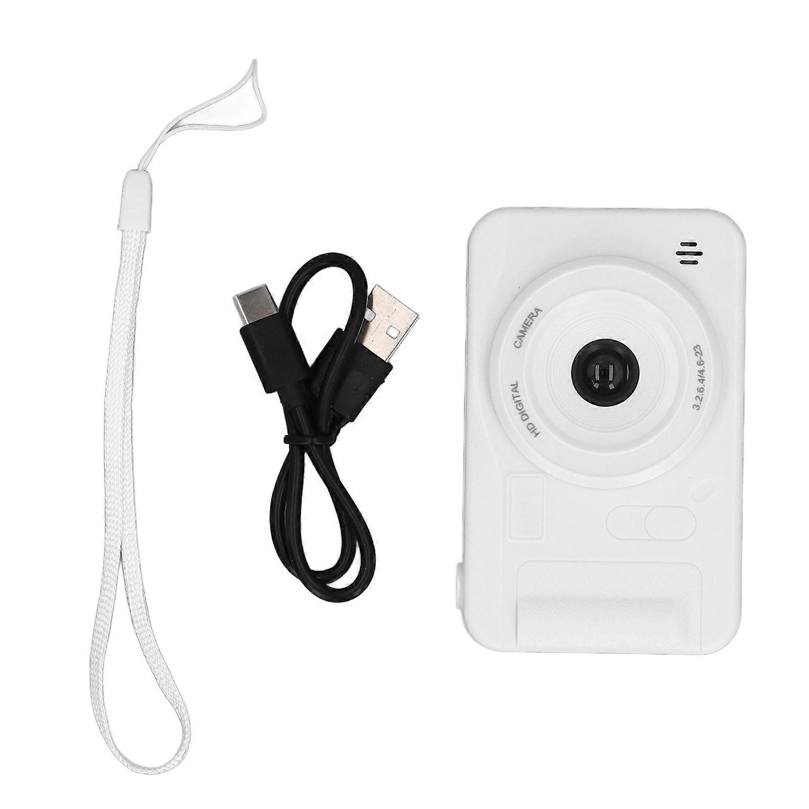 40MP 1080P Camera with Wrist Strap, 8X Zoom, Anti-Shake, 4K HD, Auto Focus, Support 32GB Card, Selfie Digital Video Camera for Beginners