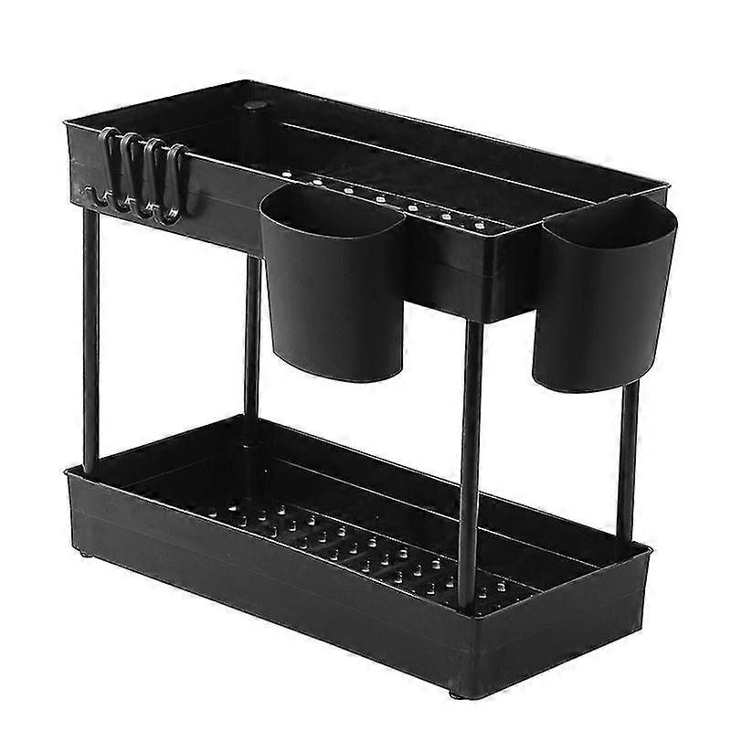 Under Sink Organizer 2 Tier Bathroom Storage Rack Kitchen Desktop Storage Shelf