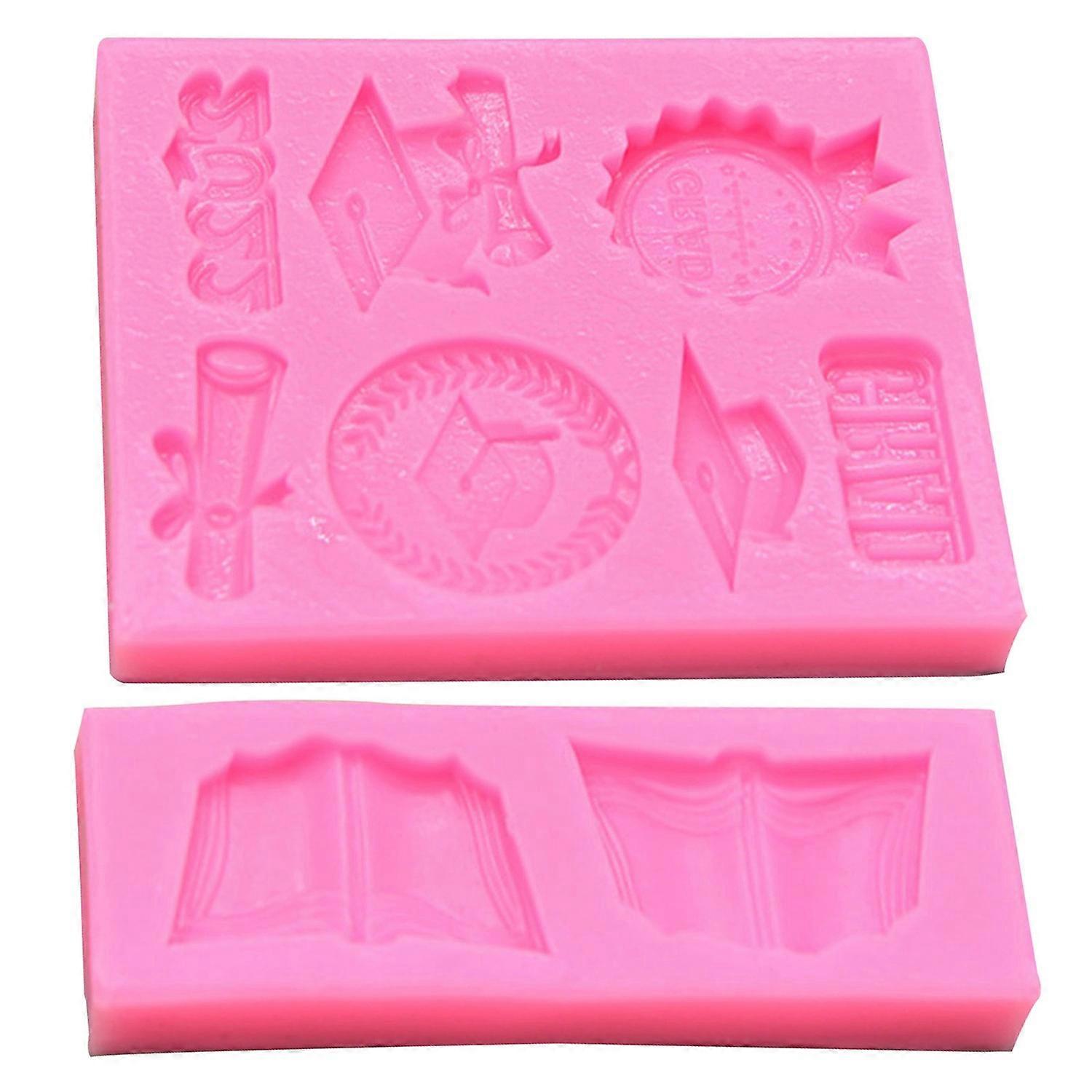 1 Set Chocolate Mold Food Grade Non-Stick Reusable Creative Shape Flexible Multipurpose Soft