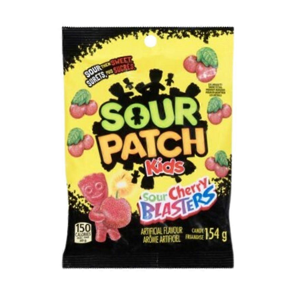 Sour Patch Kids Sour Gummies Cherry Flavoured, 154 Grams (Case Of 12)