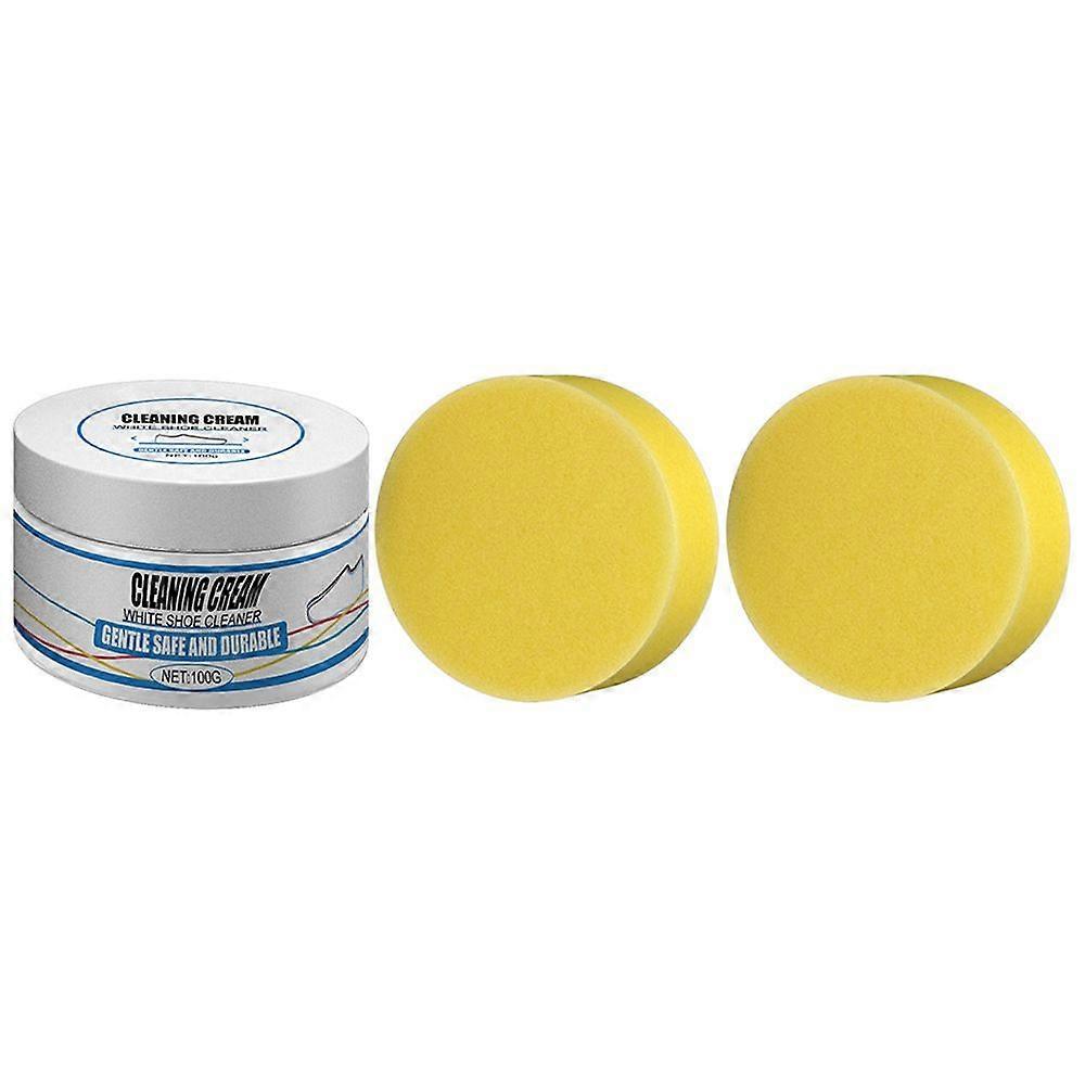 White Shoes Cleaning Cream Brighten Cleaning Efficient Shoe Cream for Shoes Cleaning