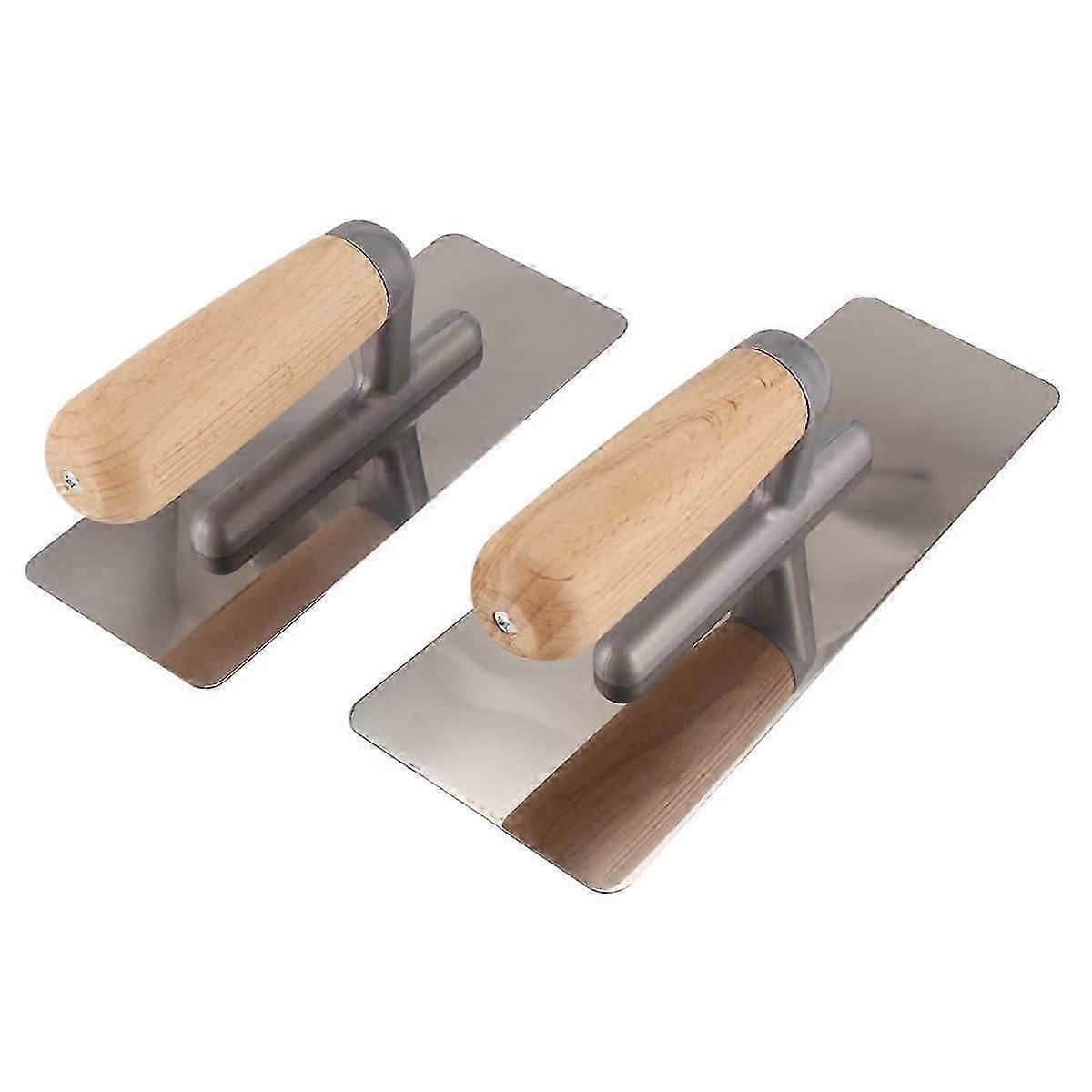 2 stuks RVS Venetiaanse gipsen troffel, verf & gips troffelsets verf pleisteren fini
