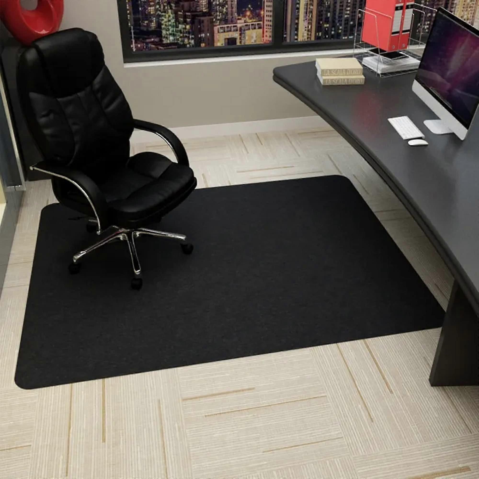 Office Chair Mat For Hardwood & Tile Floor, 48"x36" Computer Rolling Chair Mat, Large Anti-slip Floor Protector