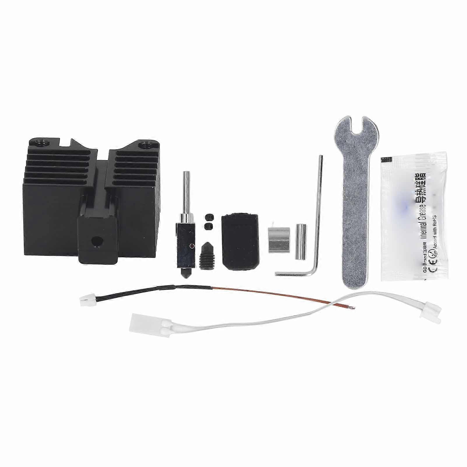Hotend Kit for Bambu P1S P1P 3D Printer with Heater Block, Nozzle, Thermistor Assembly