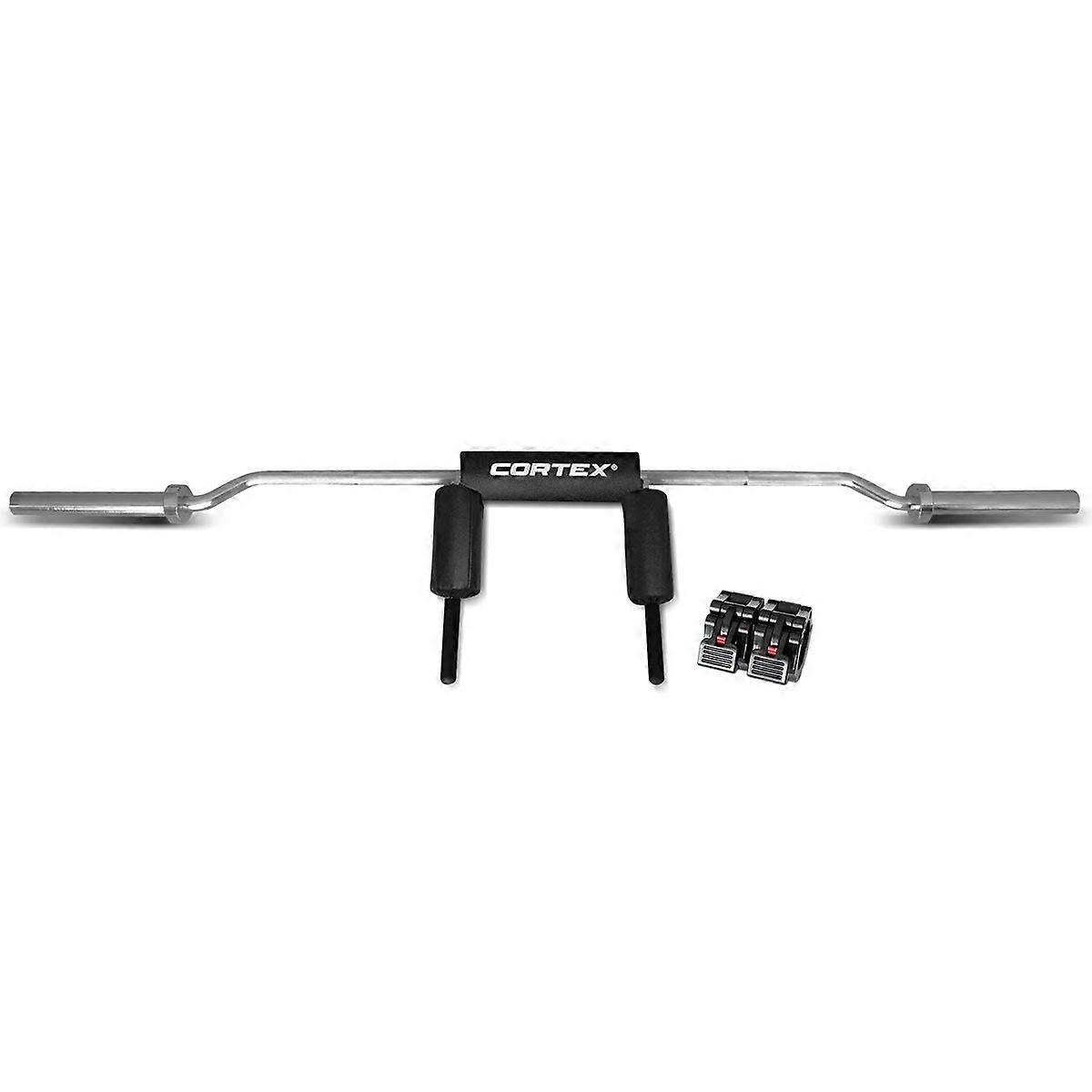 Cortex Safety Squat Olympic Barbell With Lock Jaw Collars Barbells & Attachments