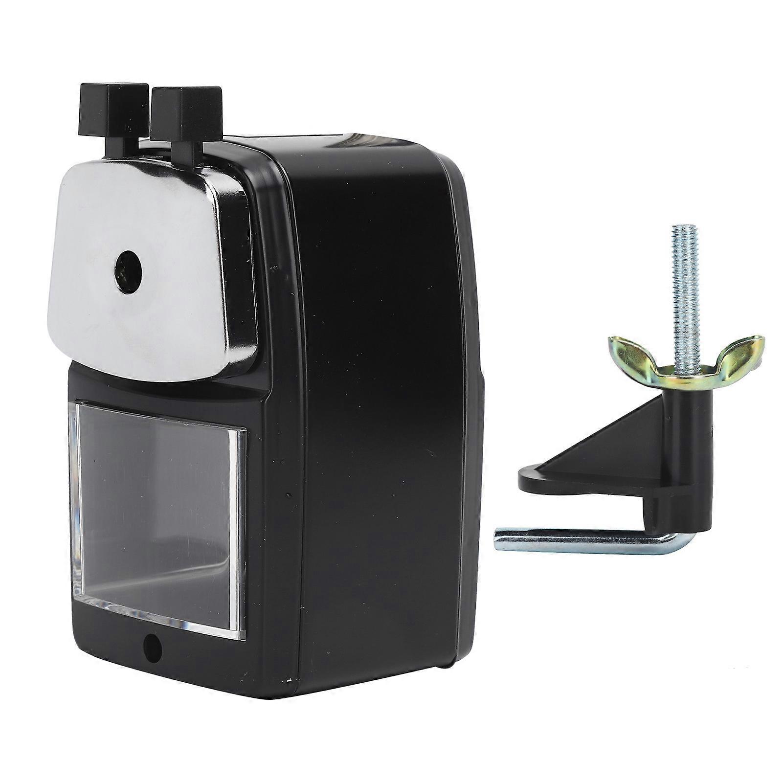 Pencil Sharpener Manual Adjustable Helical Blade with Saver 8mm for Office Classroom Home