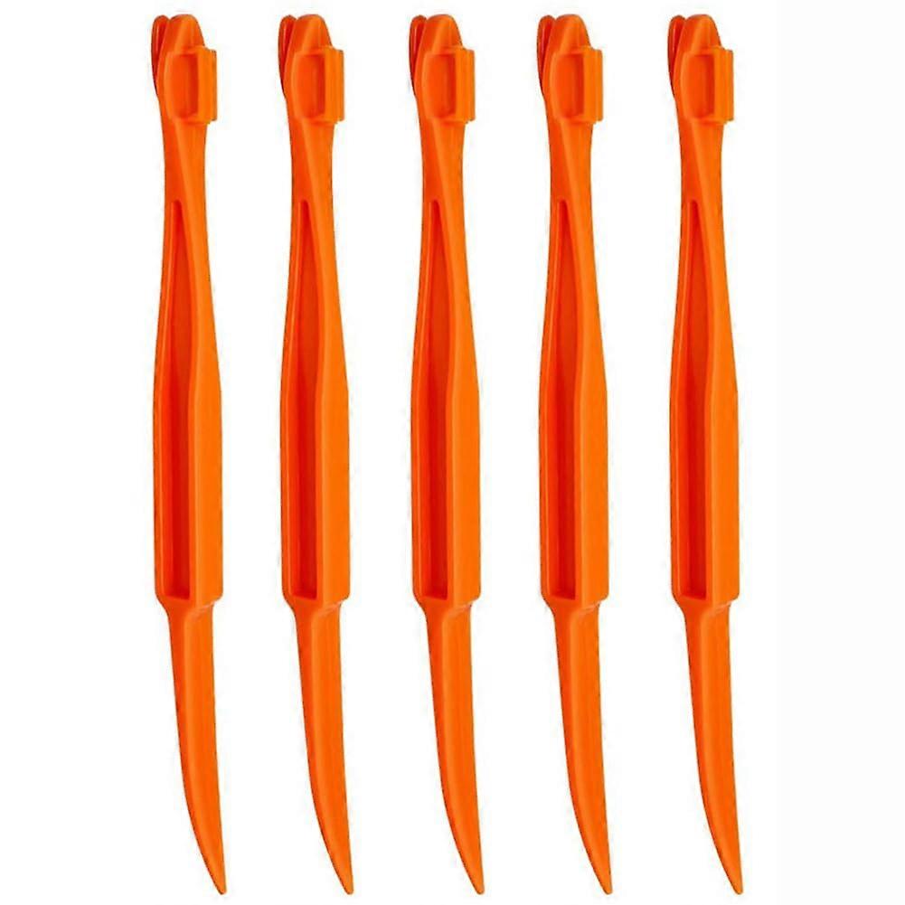 Plastic Orange Peeler Set for Kitchen Use - Durable Plastic Fruit Peeler with Ergonomic Grip and Easy Clean Design
