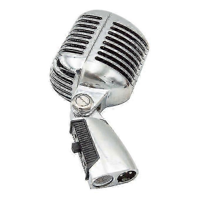 Classic retro retro style dynamic vocal microphone microphone silver