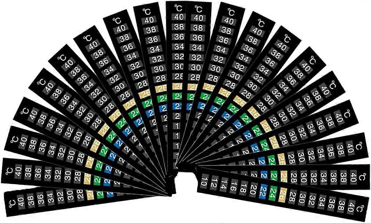 20 db digitális akvárium hőmérő matrica akváriumhoz
