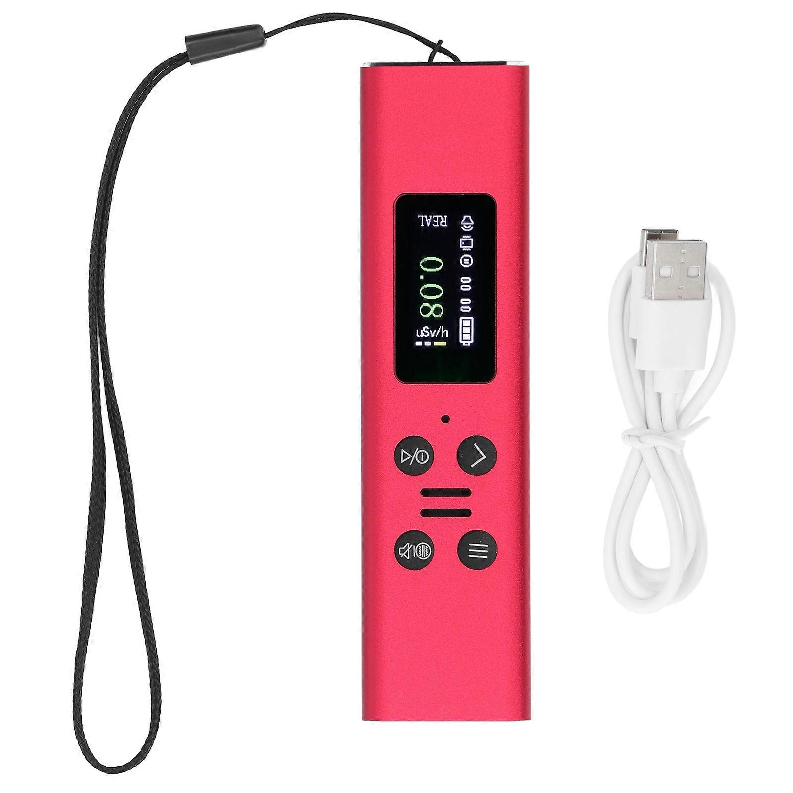 Nuclear Radiation Detector Geiger Counter Handheld Portable Dosimeter Meter X Y β Ray Tester