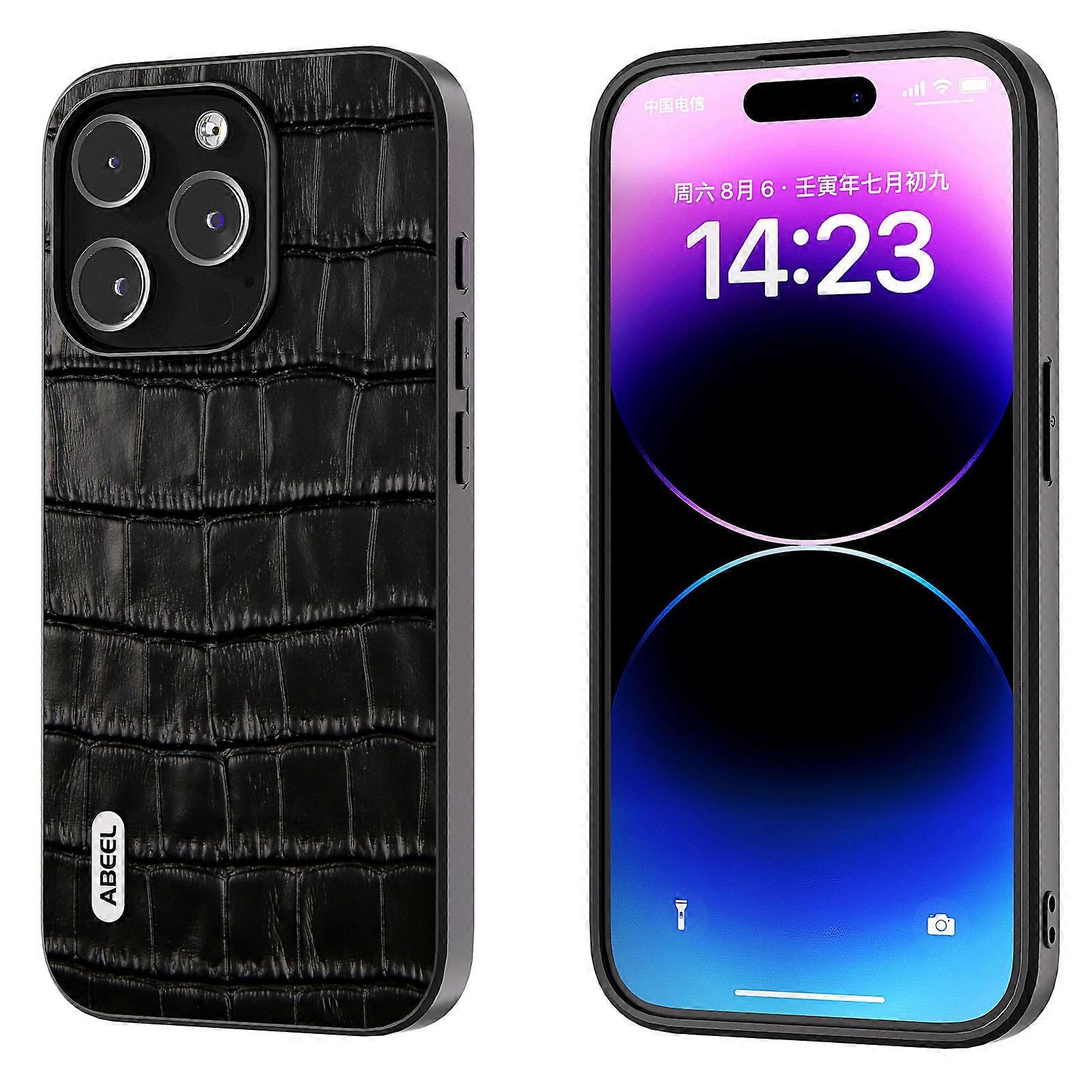 ABEEL Crocodile Texture Leather Phone Case