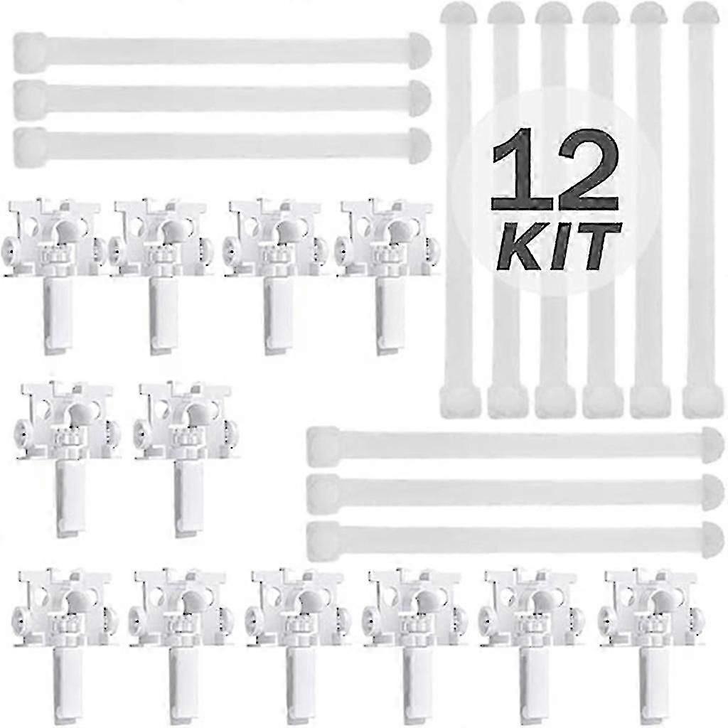 Vertical Blind Repair set Curtain Repair Carrier set Easy to Install Replacement Part Lightweight for Vertical Blinds