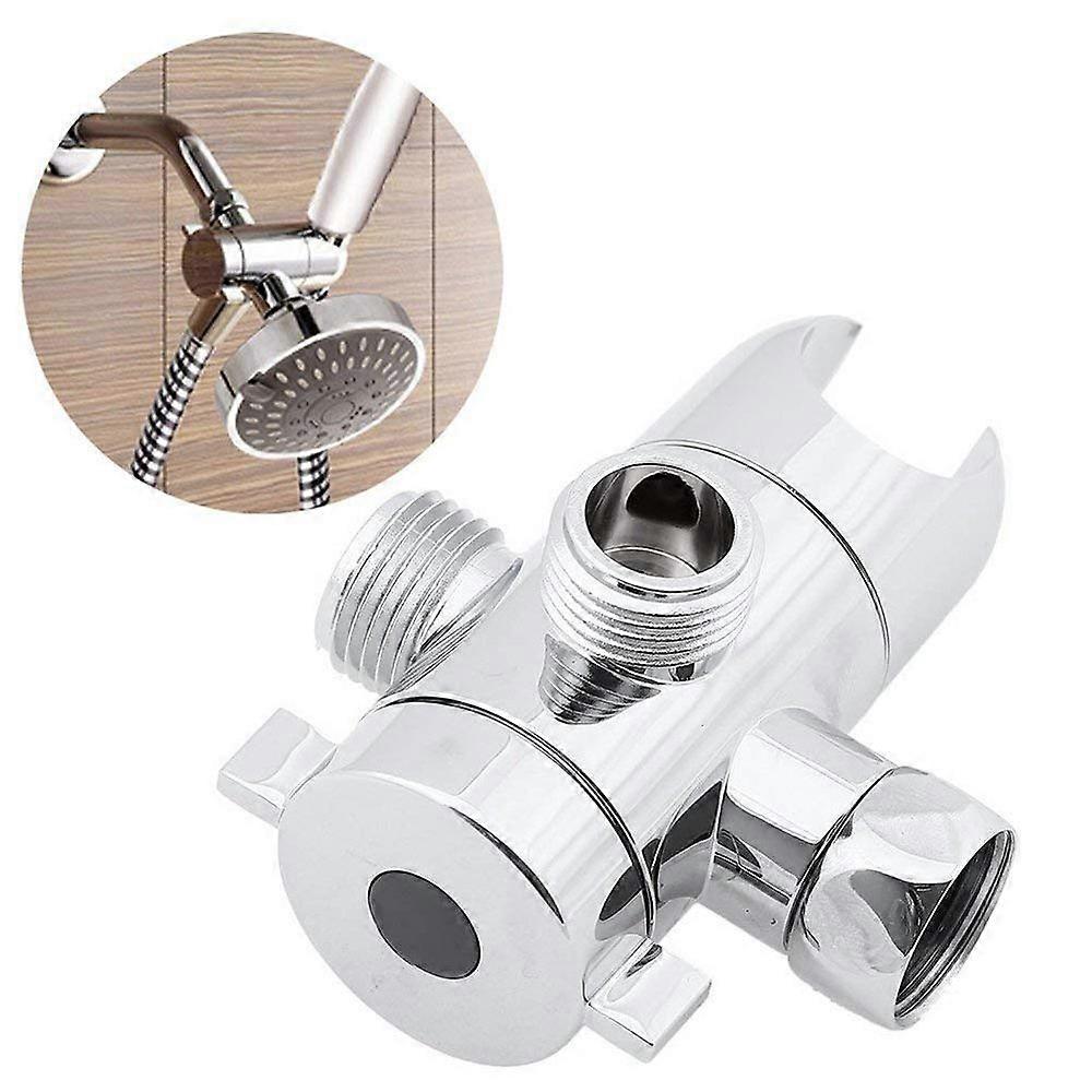 1/2 Inch Three-Way Shower Diverter Mount Shower Arm Fix Bracket Multifunctional