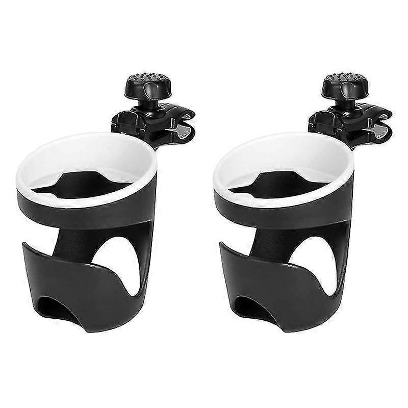 Universal Boat Cup Holder Adjustable Clamp with Anti-Slip, No-Drill Mount for Kayak Pontoon Yacht, 2-Pack