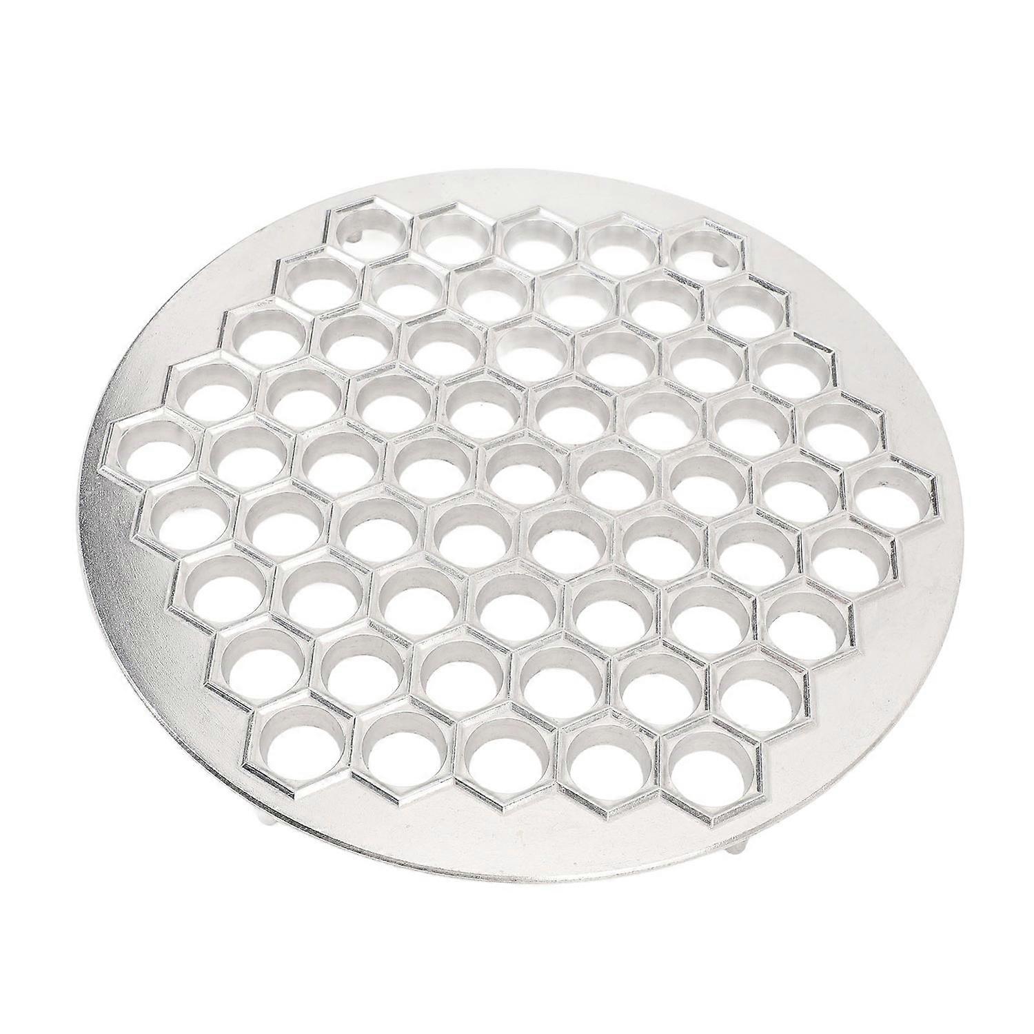 Russian Dumpling Maker 61 Holes Aluminum Alloy Dishwasher Safe Pelmeni Making Tool for Home Restaura