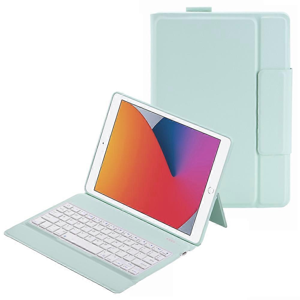 T1082 Magnetic Clasp Wireless Bluetooth-compatible Keyboard Inner TPU Protective Leather Case with P