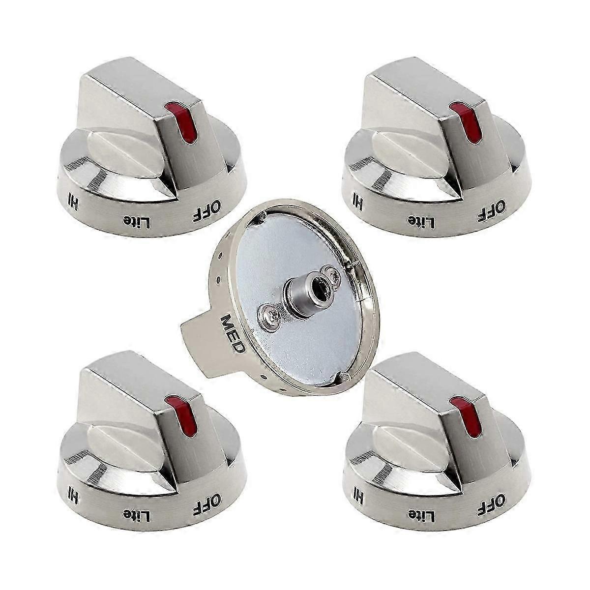 DG64-00473A Top Burner Dial Knobs compatible with Range Oven Gas Range Replacement NX58F5700WS NX58H5600SS NX58
