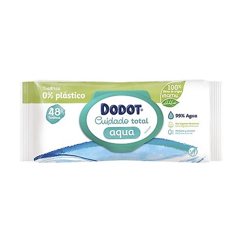Aqua plastic free wipes 48 units