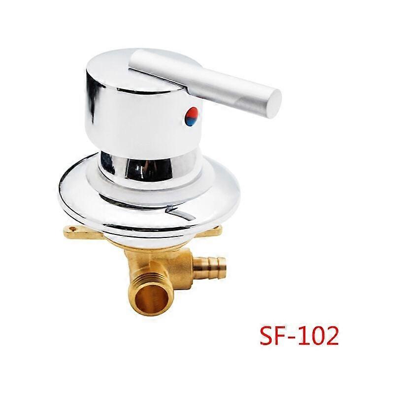 Chrome-Plated Solid Brass Faucet For Shower Cabin, Brass Construction Ensures Stable Performance And Long Service Life, Multi-Purpose Use For Many