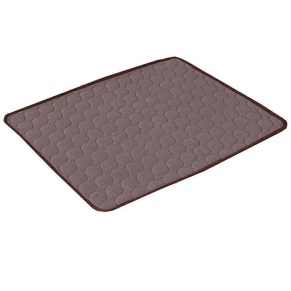 Pet Cooling Mat, Self Cooling Reusable Ice Silk Easy to Clean Foldable Portable Multi-Purpose Antaeus Solid Colors for Cats Dogs Kittens Puppies