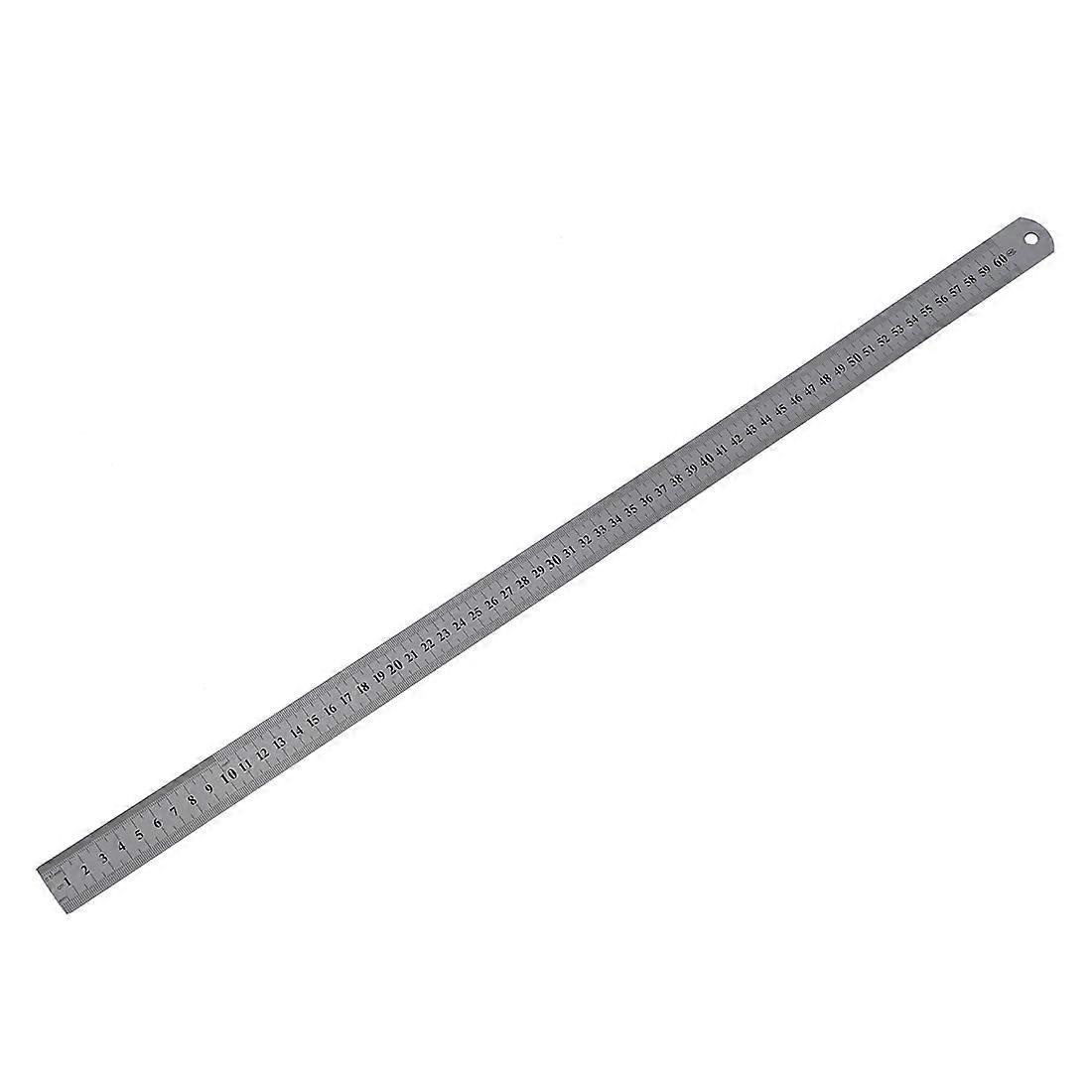 Righello dritto in metallo inossidabile da 60 cm