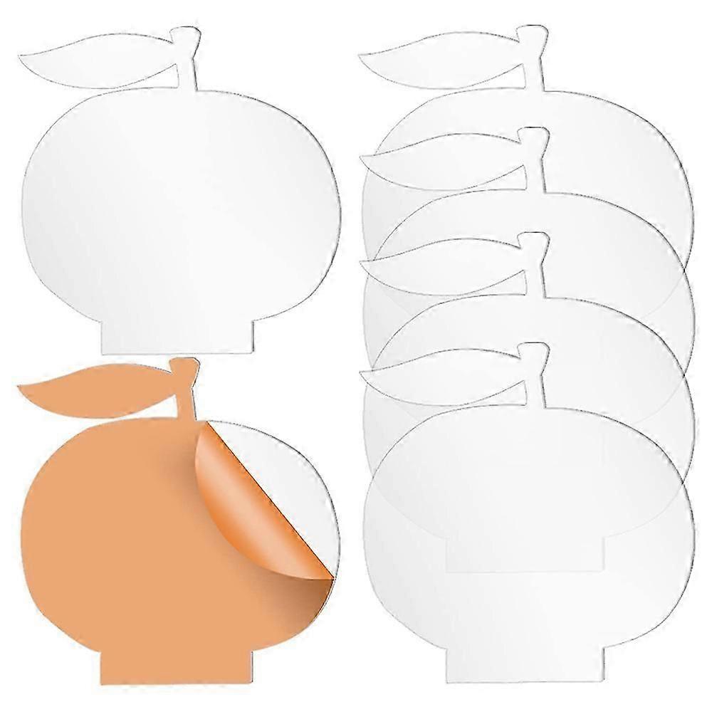 6Pcs 2mm Acrylic Blank for Light Base Clear Acrylic Sheet for Table Sign, DIY Display Project LED L