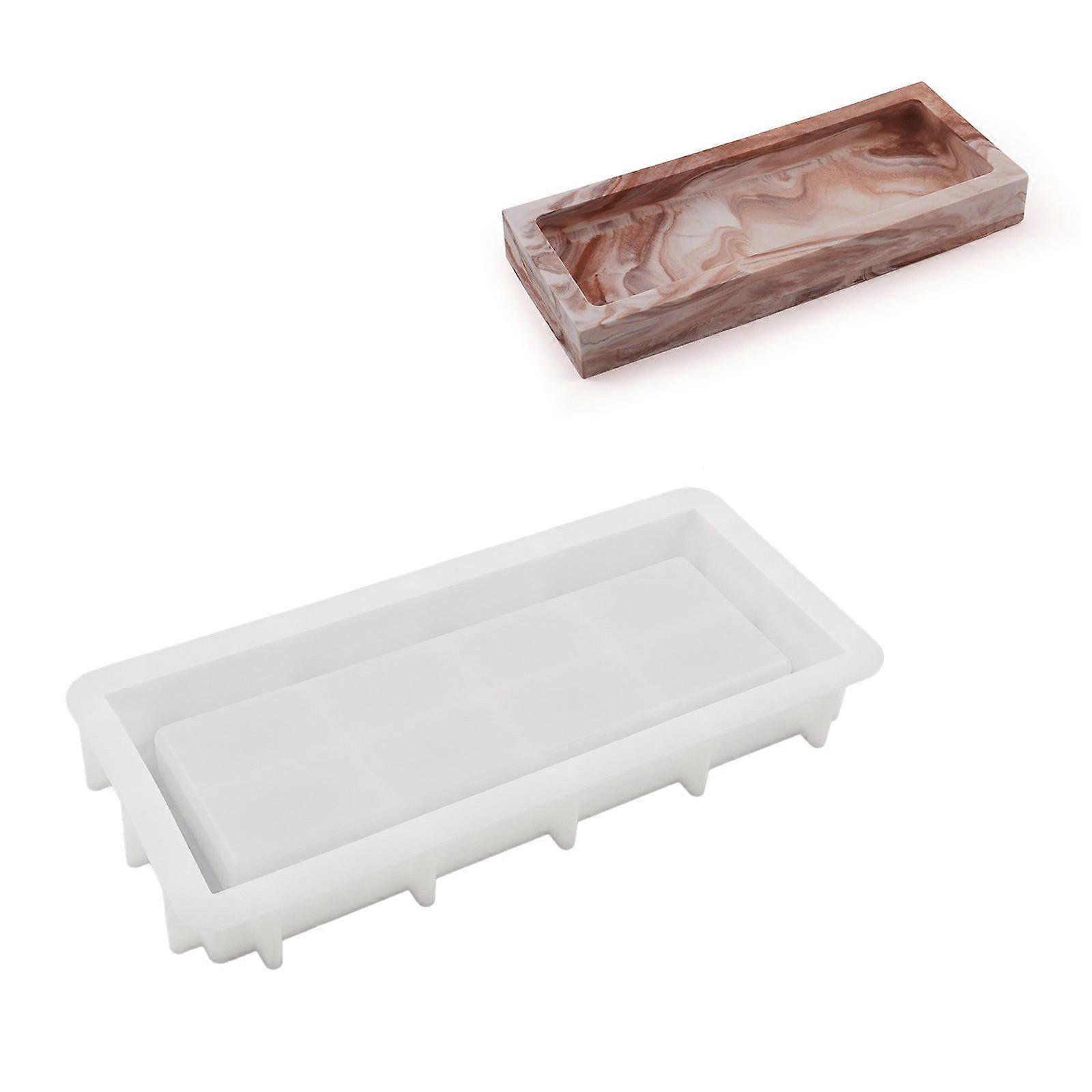 Rectangle Tray Mould DIY Jewelry Holder Tray Silicone Molds Decorative Tray Epoxy Resin Casting Mold Decorative Tray  S