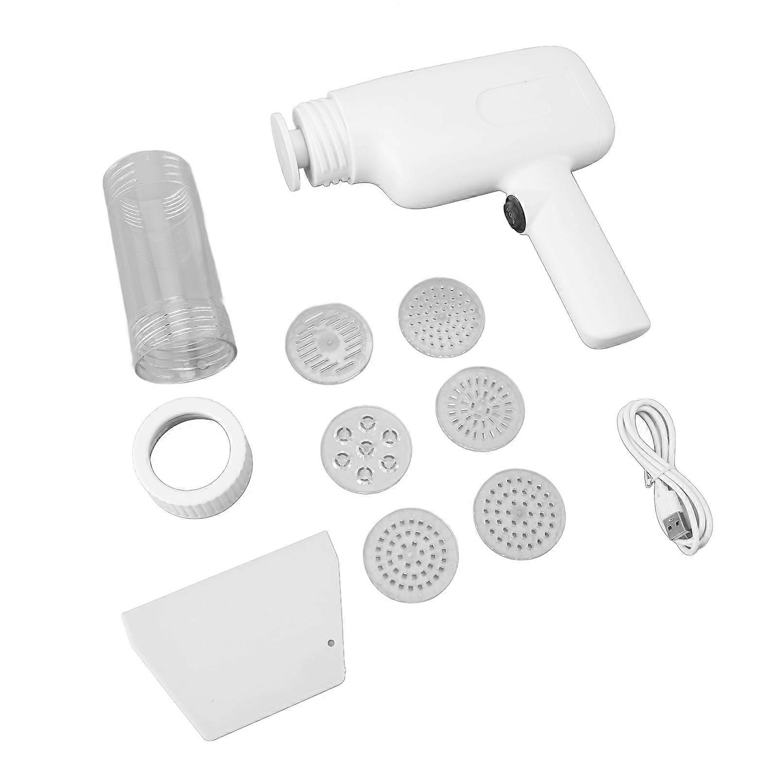 Handheld Electric Pasta Maker Portable Automatic Dough Press Machine Rechargeable Cordless Noodle Maker for Home Use