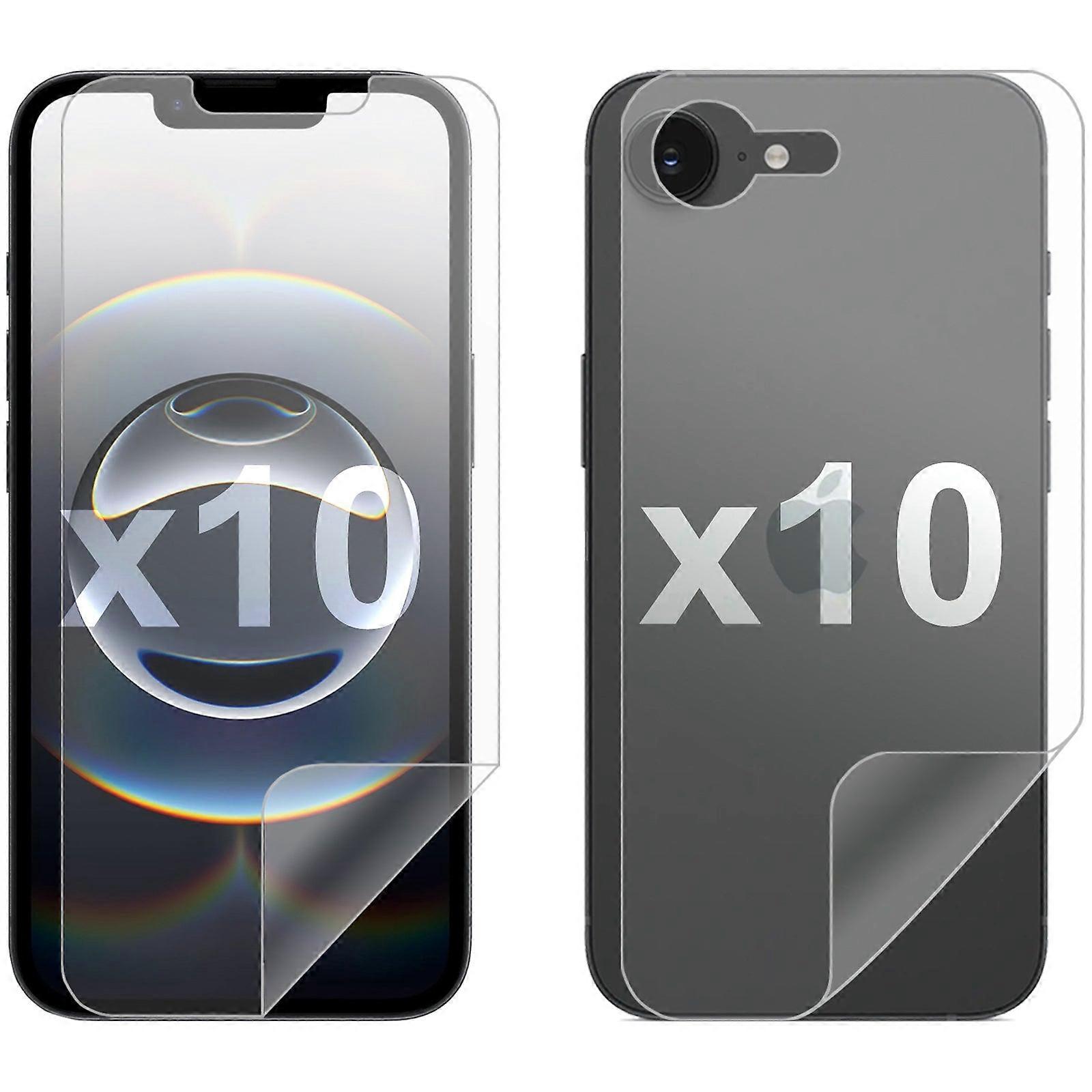 10 套软质宠物膜屏幕保护膜 Apple Iphone 16e 前后保护膜