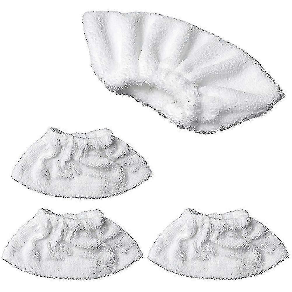 4 Pcs Microfiber Cover Set Compatible with Hand Nozzle EasyFix Steam Cleaner SC1, SC2, SC3, SC4, SC5