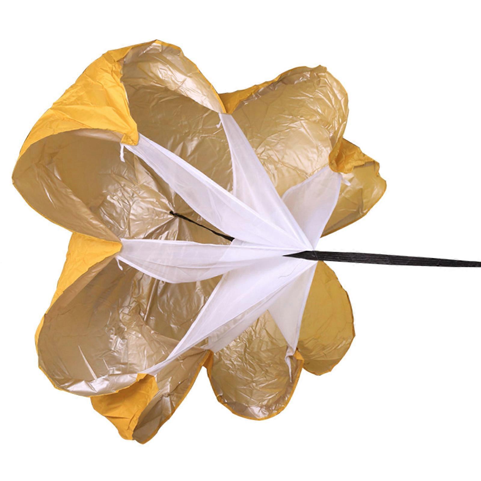 Running Speed Training Parachutes, Sprint Chutes Resistance Umbrellas Adjusted Strap Fitness Strength Training Umbrellas  Yellow