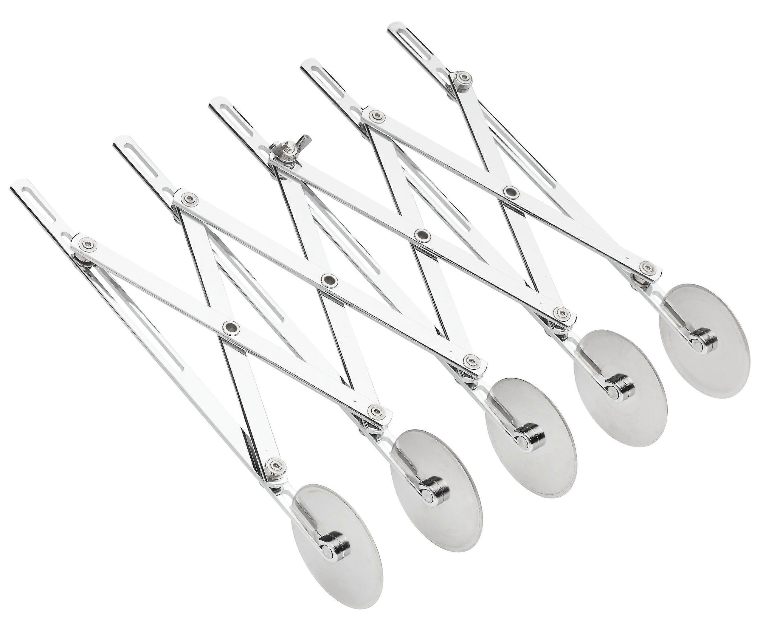 Expandable Stainless Steel Dough Cutter for Baking - Adjustable Size, Heavy-Duty, Easy Grip Handle, Ideal for Pastry and Bread