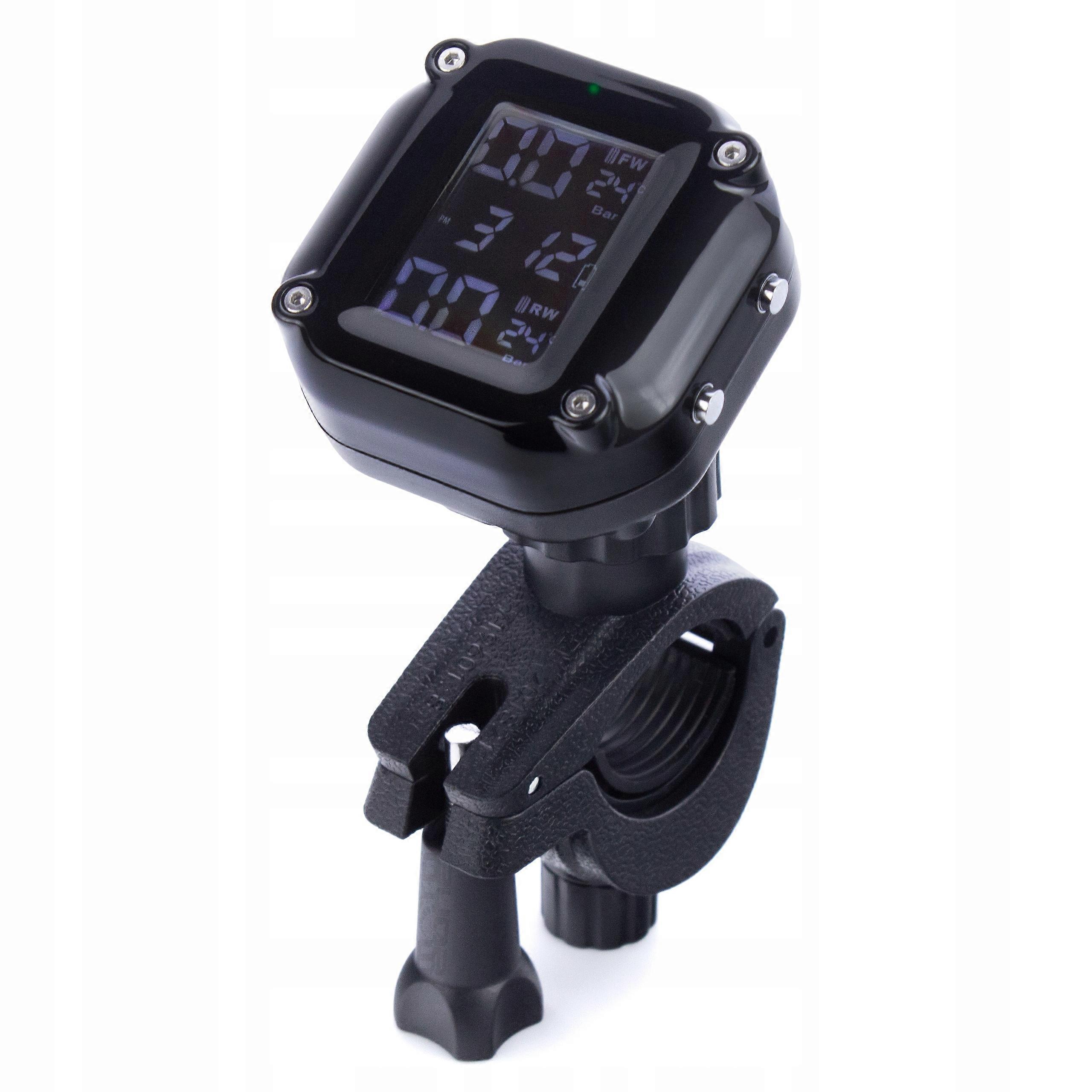 Tpms Tire Pressure Sensor Wireless Lcd Black