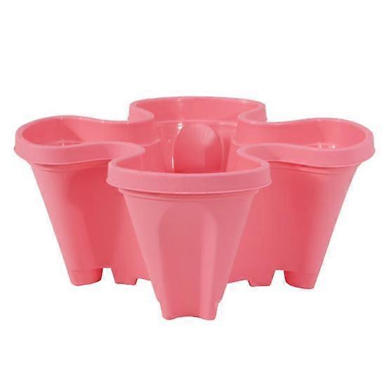 Plant Pot Vertically Stackable Space-Saving PP Strawberry Herb Planter for Gardening