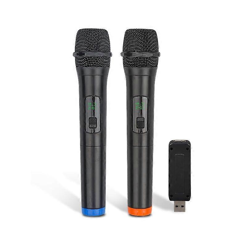 Handheld Microphone System, 2.4G USB Dynamic Cordless Karaoke Microphone, Handheld Microphone Set
