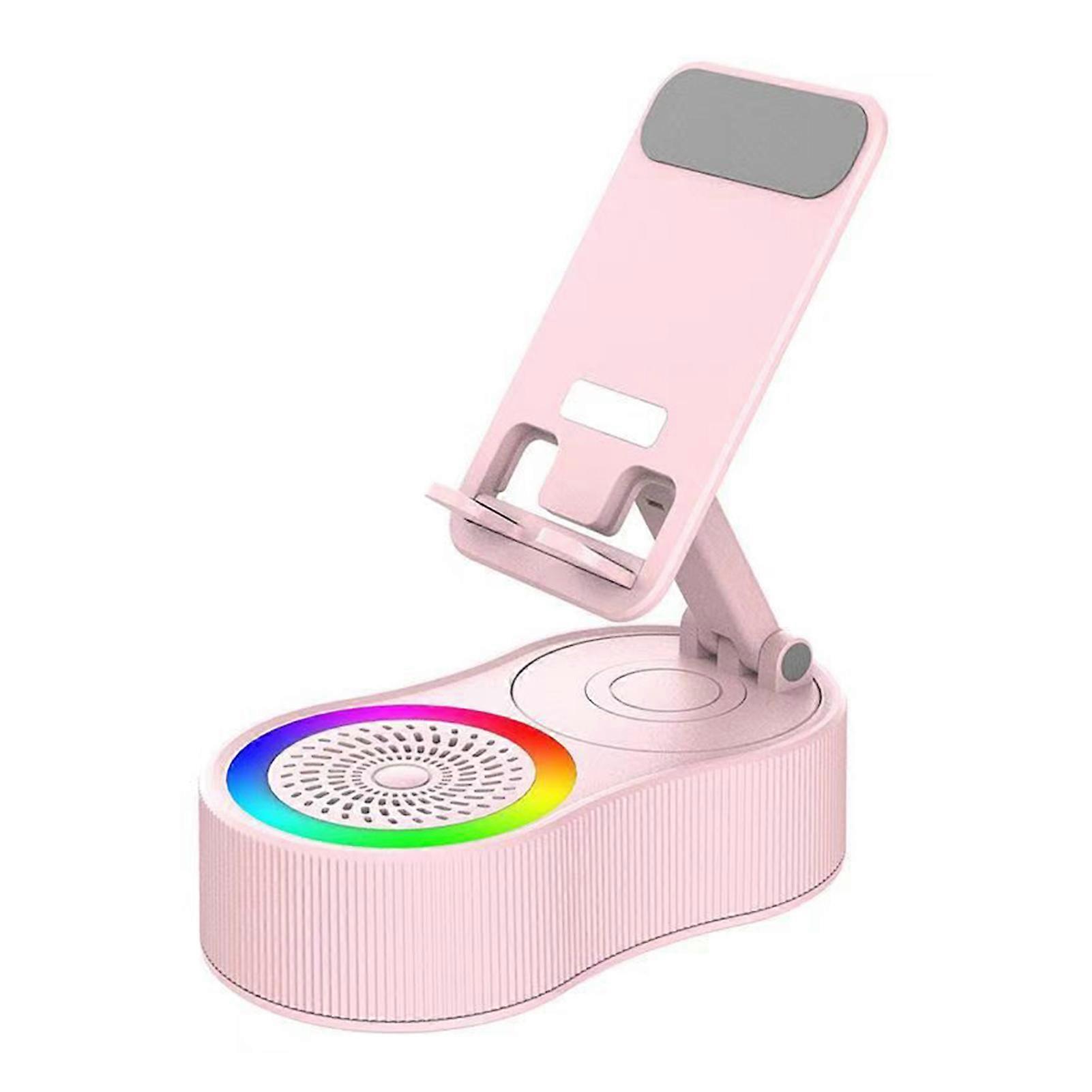 Adjustables Phone Holder with Wireless Bluetooth-Compatible Speaker for Office Use