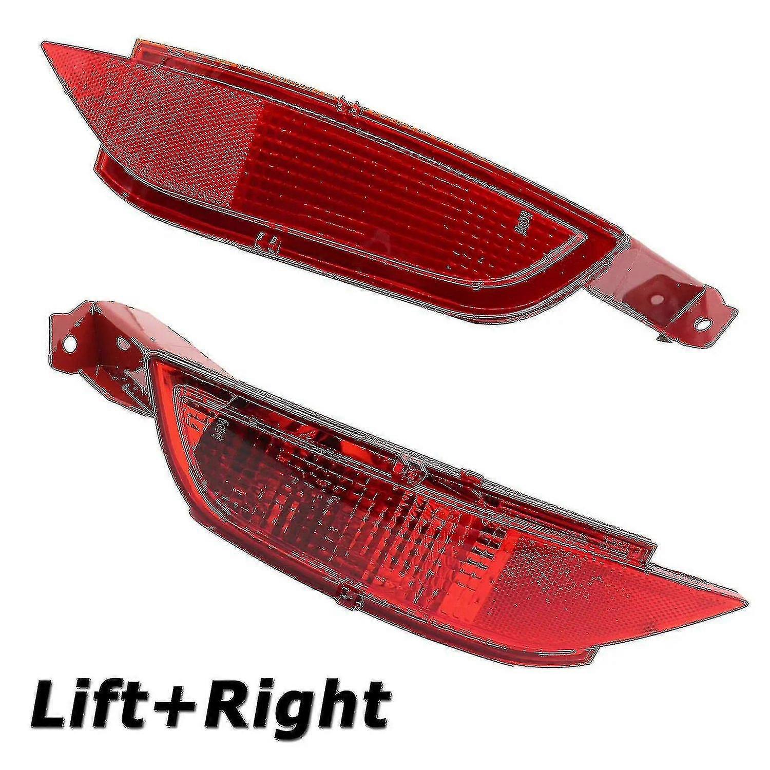 Right Rear Bumper Reflectors with Fog Lamps and Tail Brake Lights for Ford Fiesta Model Mk7 (2008-2012) 2
