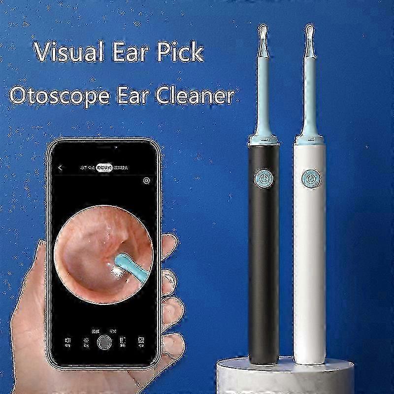 (Μαύρο ωτοσκόπιο Ear Cleaner, Ενδοσκόπιο Ear Wax Removal Tool Κάμερα Safe Ear Pick Kit για Iphone Ipad Android τηλέφωνα