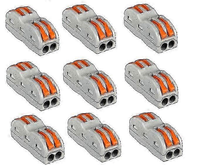 30Pcs Lever-Nut Compact Wire Connector LED Connector SPL-2 Quick Connector Terminal Block